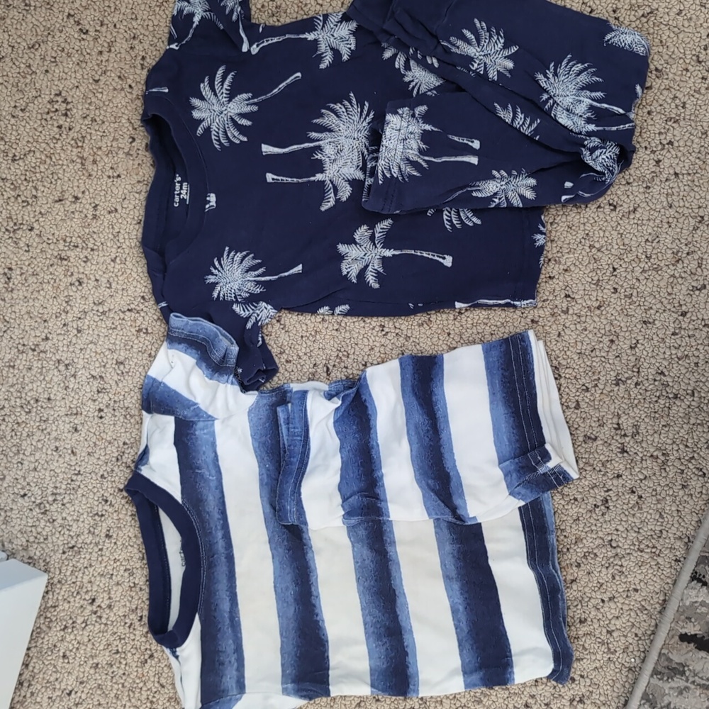 Carter PJ Sets, 4 pieces, 24M, Navy Blue